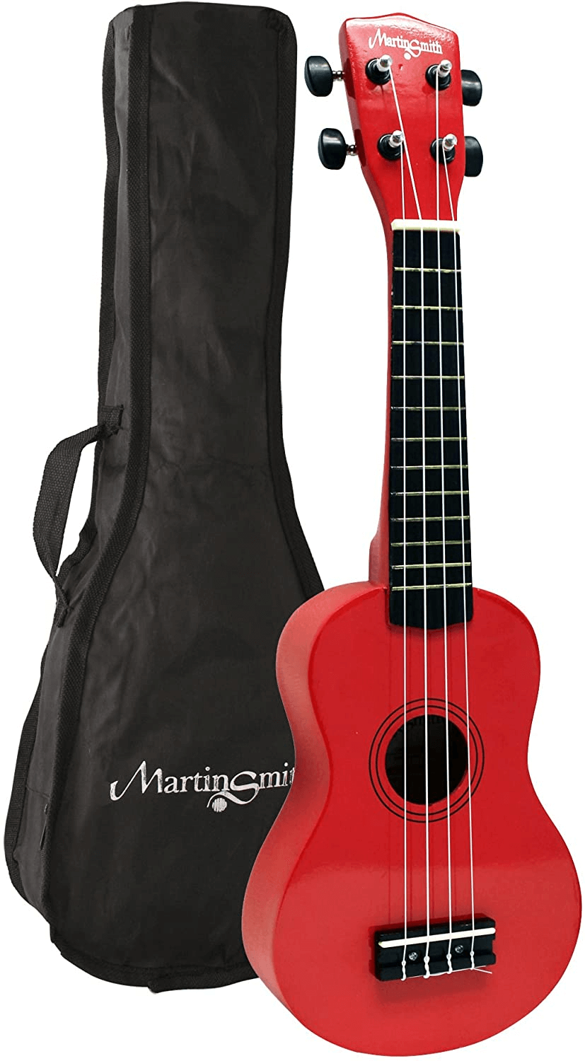 Martin Smith Ukelele Soprano para Principiantes rojo Martin Smith Ukelele Soprano para Principiantes rojo ukelele barato amazon, ukelele para principiantes baratos
