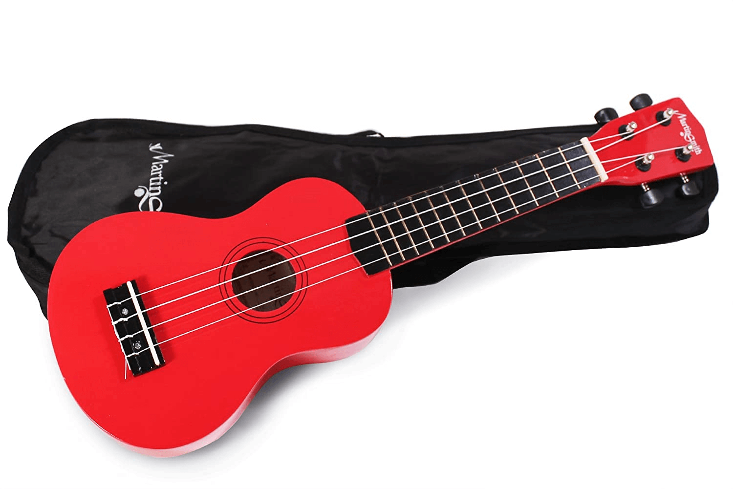 Martin Smith Ukelele Soprano para Principiantes rojo Martin Smith Ukelele Soprano para Principiantes rojo