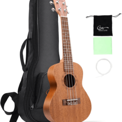 Hricane Ukelele ukelele Concierto amazon ukelele 23 pulgadas ukelele Hawaiano ukelele con bolsa grande