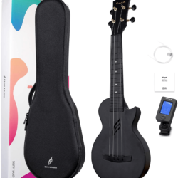 Enya Nova Ukelele ukelele Soprano amazon ukelele 21 pulgadas ukelele para Principiantes ukelele negro